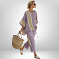 Daisy | Boho komplet w paski