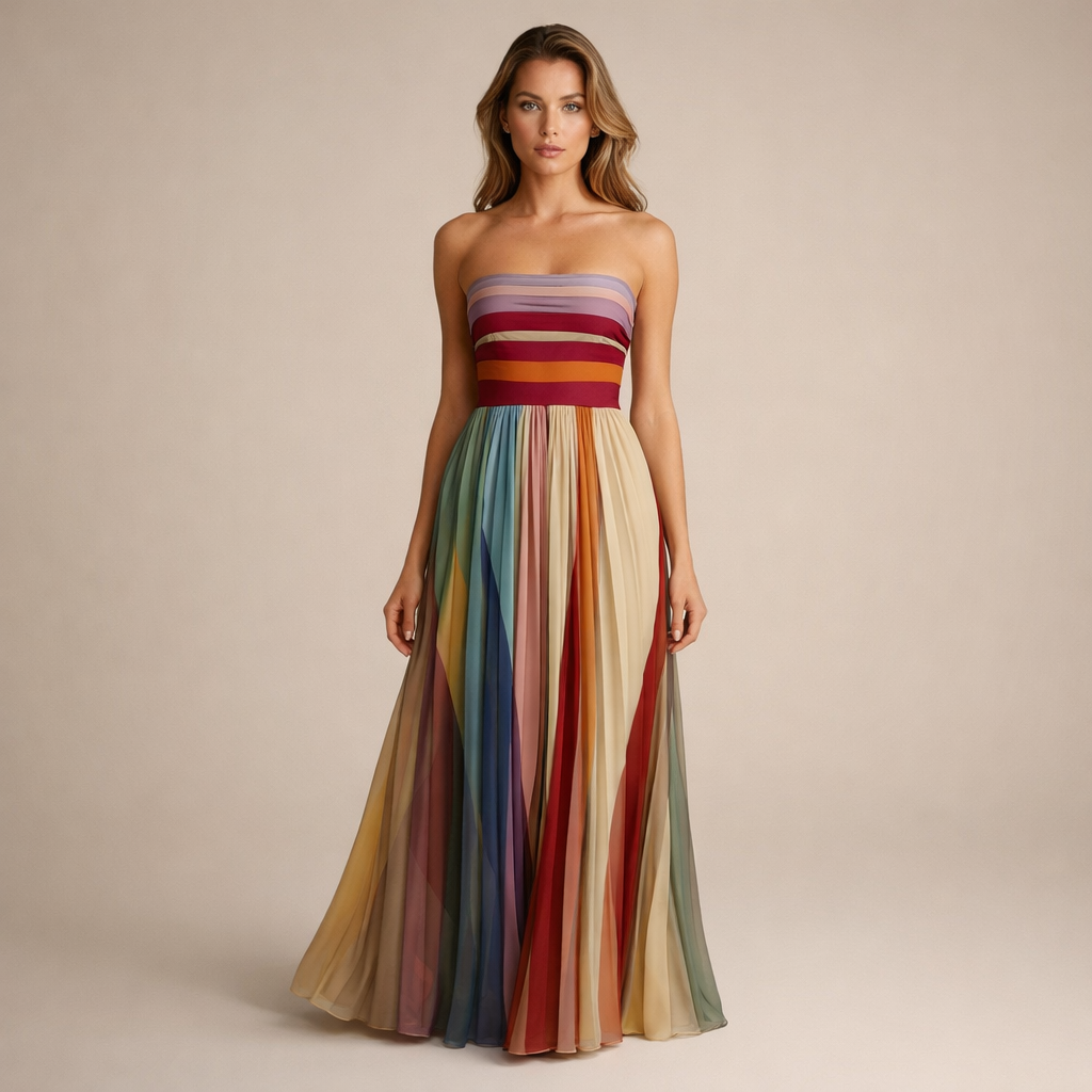 Marta | Plisowana Suknia Maxi