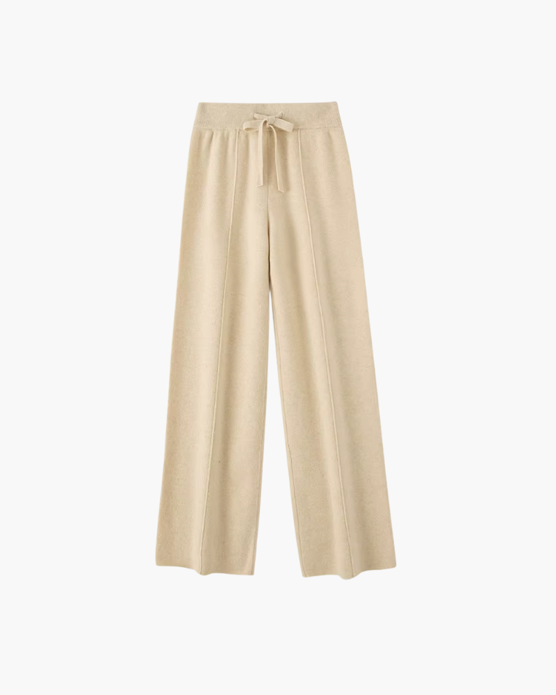 Ewa | Spodnie Z Czystej Wełny Merino