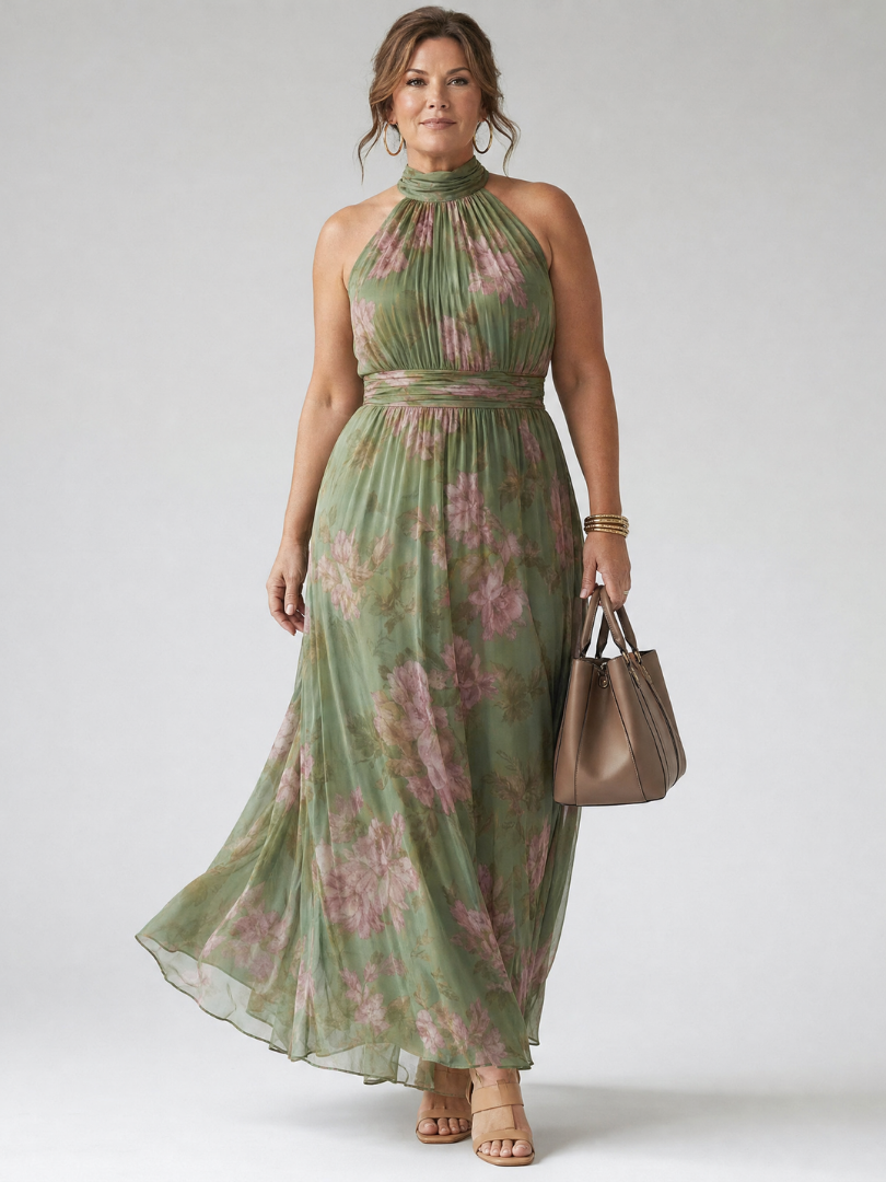 Helena | Kwiecista Sukienka Maxi
