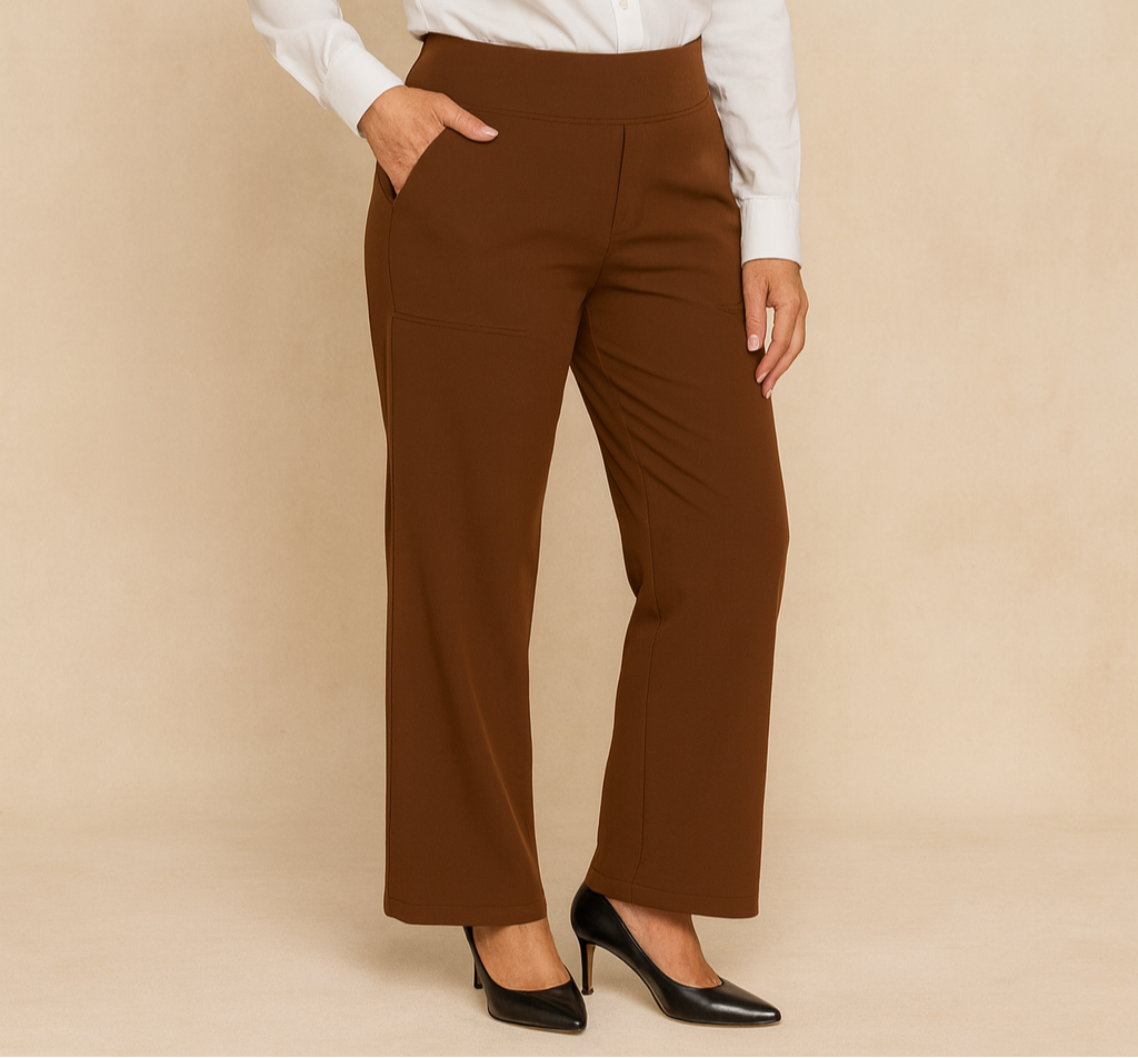 Beata™ | Eleganckie Spodnie Z Szeroką Nogawką