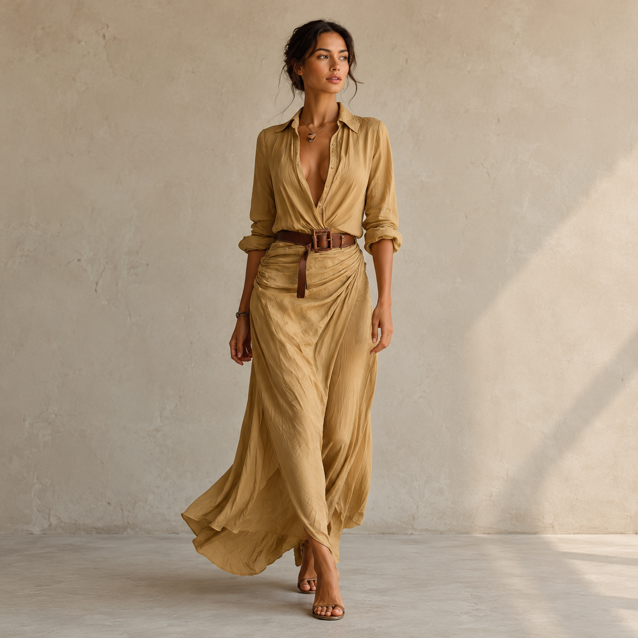 Izabella | Elegancka Sukienka Kopertowa
