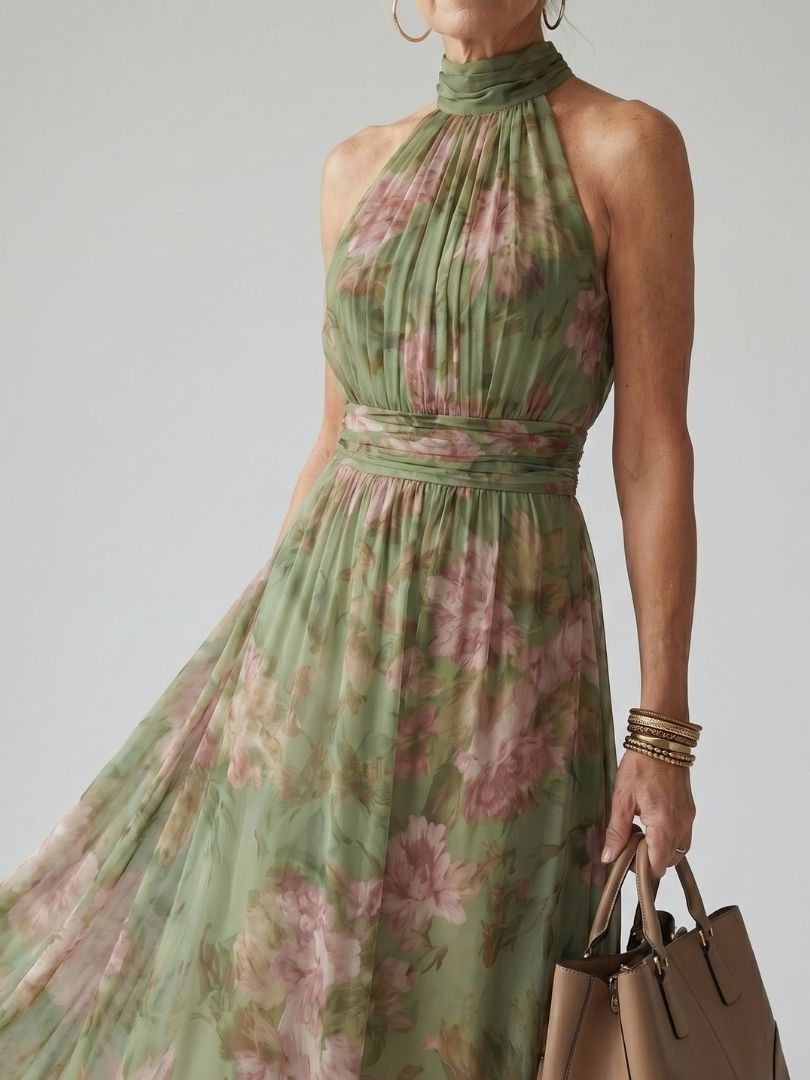 Helena | Kwiecista Sukienka Maxi