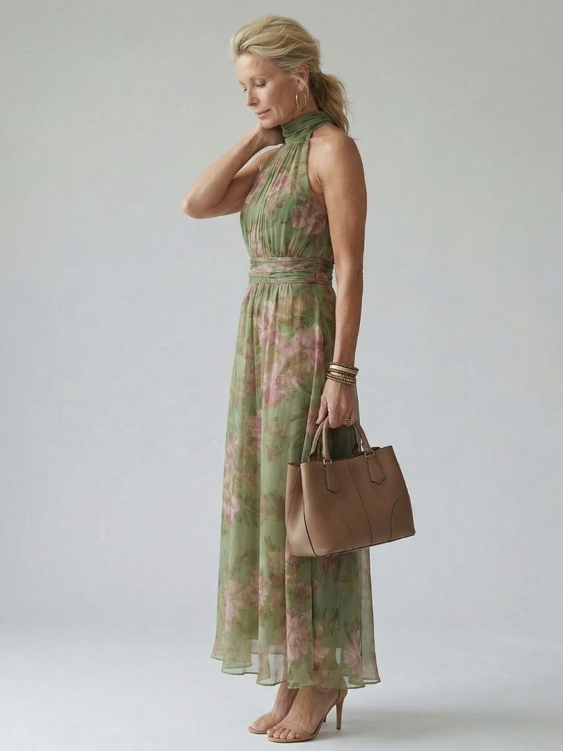 Helena | Kwiecista Sukienka Maxi
