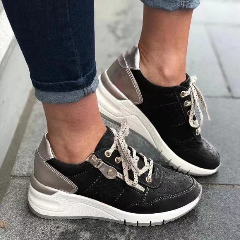 SOLÈNE™ | Sneakersy z Zapięciem na Zamek