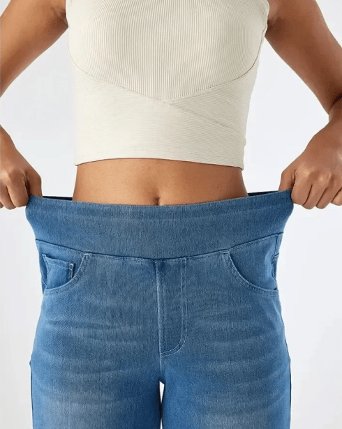 Linda™ | Klassieke jeans met wijde pijpen
