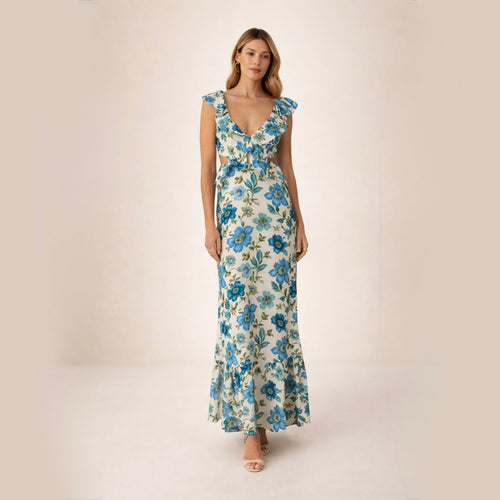 Amara | Elegancka letnia sukienka maxi