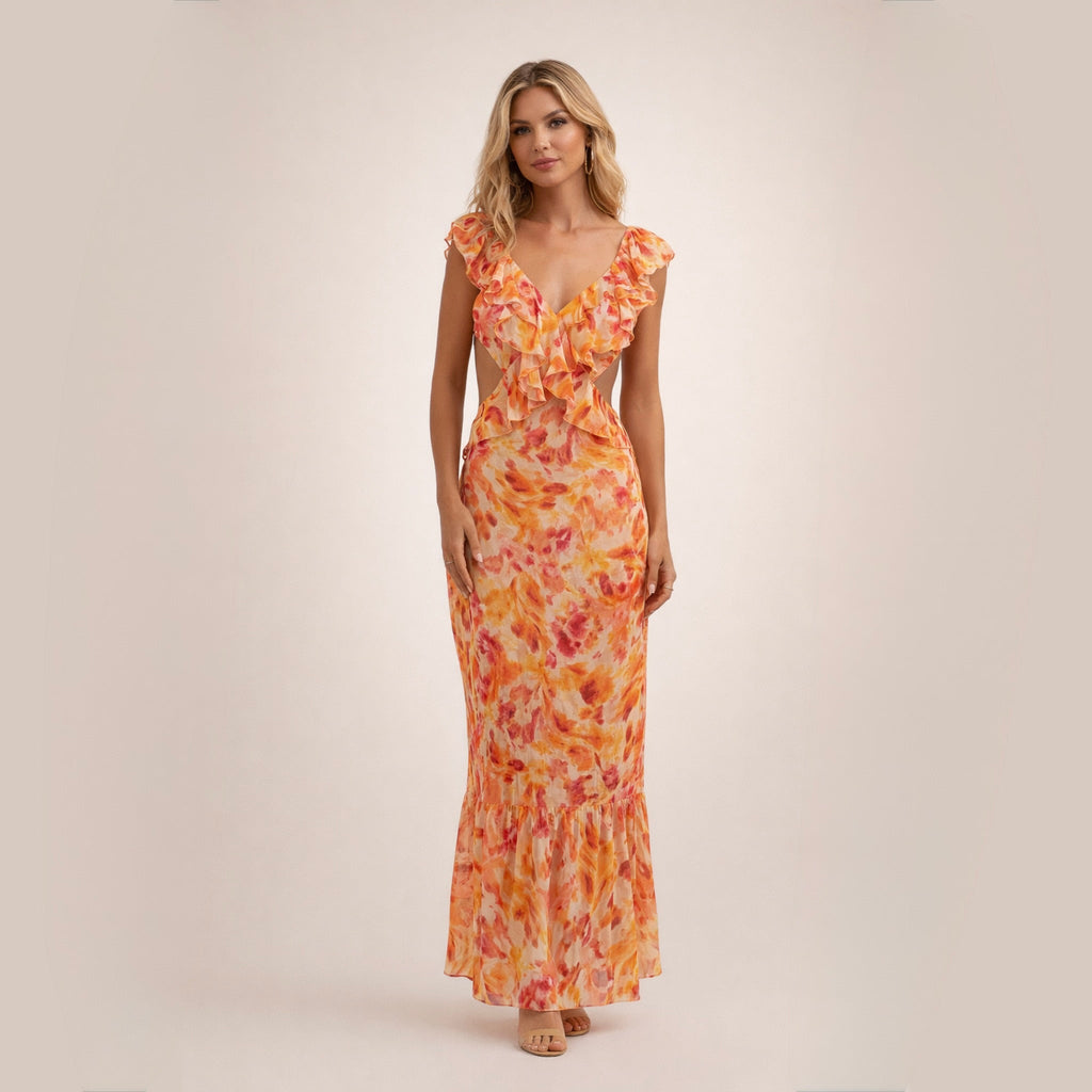 Amara | Elegancka letnia sukienka maxi